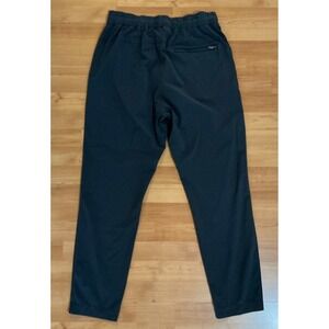 Lululemon Mens Jogger Pants Large Black LM5427 Elastic Waist Zip Pocket
